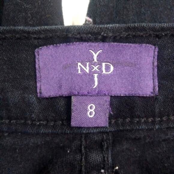 J331 NYDJ 10" Rise Black Bootcut sz 8 - Picture 6 of 9